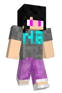 NeonBerri Minecraft avatar full body