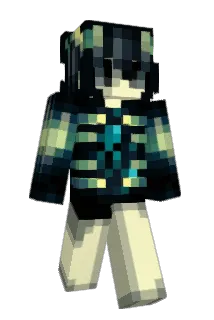 NeonWolfy Minecraft avatar full body