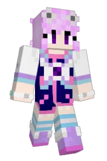Nep_Nep_Neptune Minecraft avatar full body