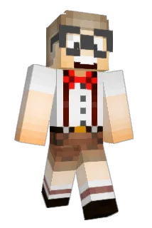 NerdBurger Minecraft avatar full body
