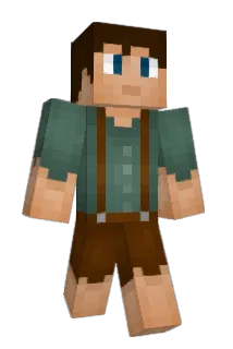 NerdFighter Minecraft avatar full body