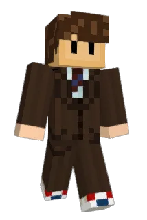 Nerdican Minecraft avatar full body