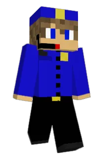 Nerdycop Minecraft avatar full body