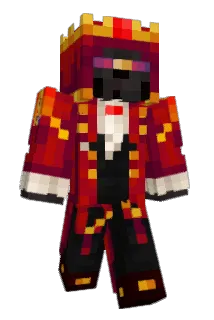 Minecraft-Avatar von Netherito: ganzer Körper