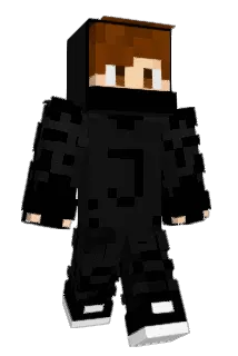 Netherskelet Minecraft avatar full body