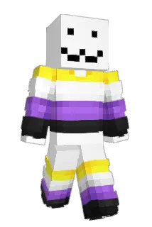 NewfoundNoBinary Minecraft avatar full body