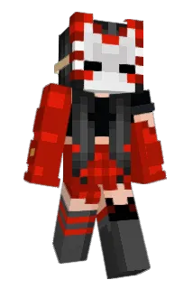 Nibi_tan Minecraft avatar full body