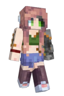 NicknameA Minecraft avatar full body