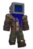 Nickped Minecraft avatar full body