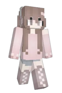 NicolePeach Minecraft avatar full body