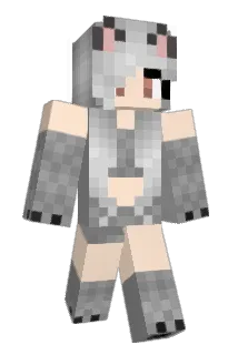 Nightmarewolfie Minecraft avatar full body