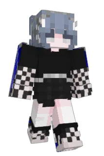Nightshaed Minecraft avatar full body