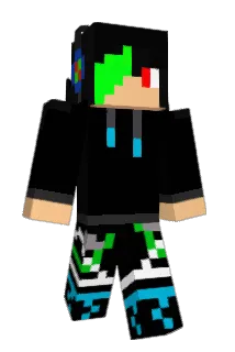 NinjaB34R Minecraft avatar full body