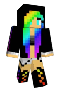 Nitro_Girl Minecraft avatar full body