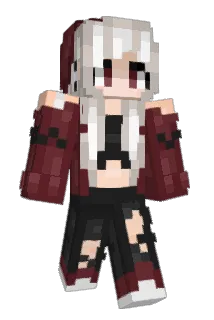 NixxyMortem Minecraft avatar full body
