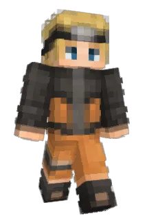 NoNaruto Minecraft avatar full body