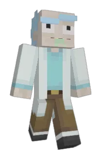 Nonglitched Minecraft avatar full body