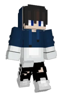 NotSoBlu Minecraft avatar full body
