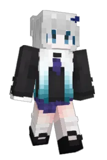 Nyaffle Minecraft avatar full body