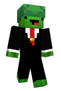 Nyckelmannen Minecraft avatar full body