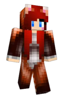 OMGitsRedPanda Minecraft avatar full body
