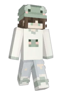 O_kuro Minecraft avatar full body