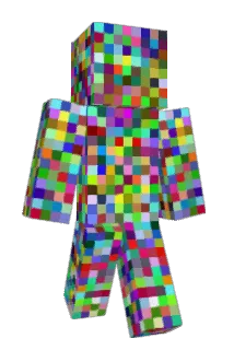 Observing Minecraft avatar full body