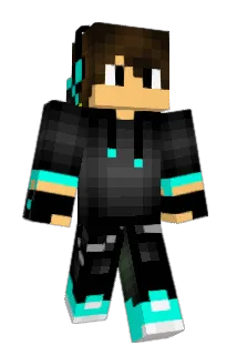 ObsidianScorpius Minecraft avatar full body