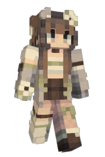 Obywatelka Minecraft avatar full body