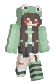 OkaePoppy Minecraft avatar full body