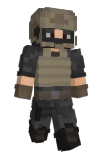 Olblaster Minecraft avatar full body