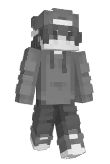OmegaVblack Minecraft avatar full body
