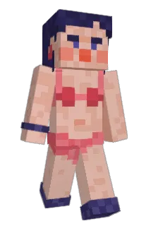 Omicornio Minecraft avatar full body