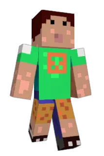OokamiLP Minecraft avatar full body