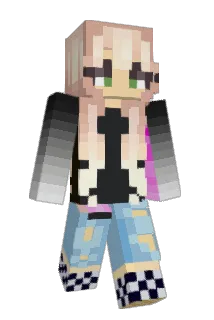 OokamiRena Minecraft avatar full body