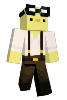 Oopsieheimer Minecraft avatar full body