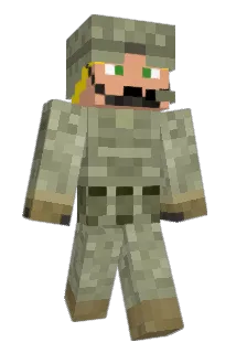 OpGold Minecraft avatar full body