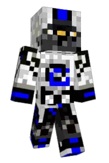 OpTicBluee Minecraft avatar full body