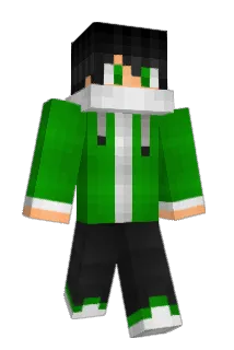 Openshot Minecraft avatar full body