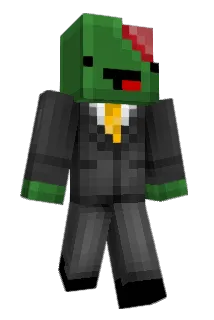 Operador Minecraft avatar full body