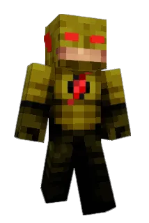 Opticblue Minecraft avatar full body