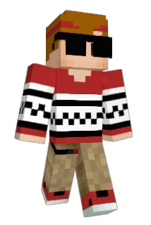 Optiscon Minecraft avatar full body