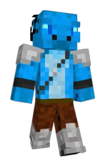 OrangeBlueZ Minecraft avatar full body