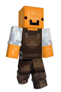 OrangeJS Minecraft avatar full body