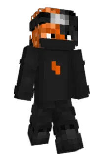 OrangeLightningz Minecraft avatar full body