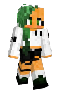 OrangePandemic Minecraft avatar full body
