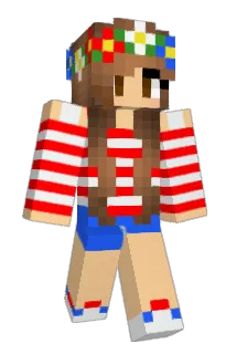 OrangeX1 Minecraft avatar full body
