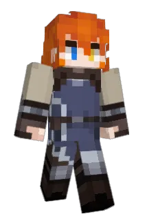 Orange_Blur Minecraft avatar full body