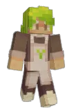 Orange_br Minecraft avatar full body