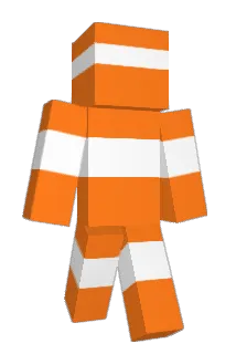 Orangeprawn_ Minecraft avatar full body